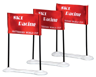 Lemax Ski Racing Flag Set Of 3 - 44805
