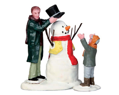 Lemax Sharp-Dressed Snowman, Set Of 2 - 52352