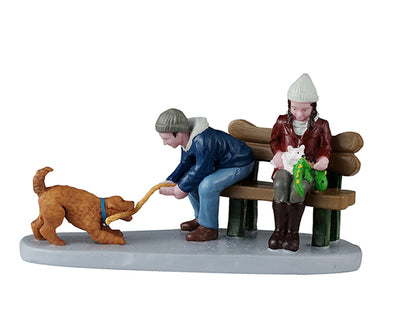 Lemax Playful Pups - 52525