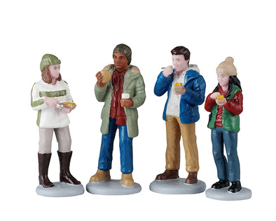 Lemax Food Truck Patrons - 52530