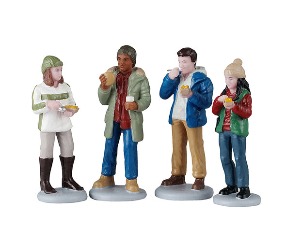 Lemax Food Truck Patrons - 52530