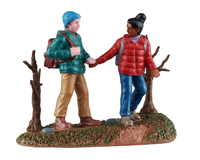 Lemax Hiking Couple - 52536