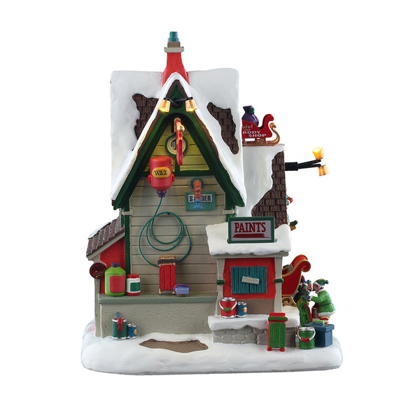 Lemax The Elf Service Sleigh &amp; Sled Repair - 55315