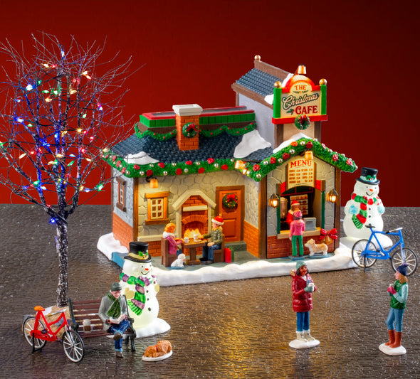 Lemax The Christmas Cafe Set - 56675
