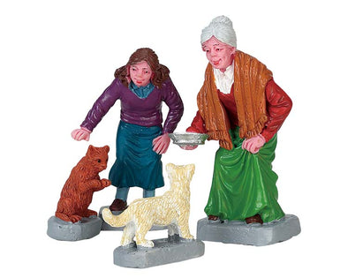 Lemax Cream For Kitty, Set Of 4 - 72497