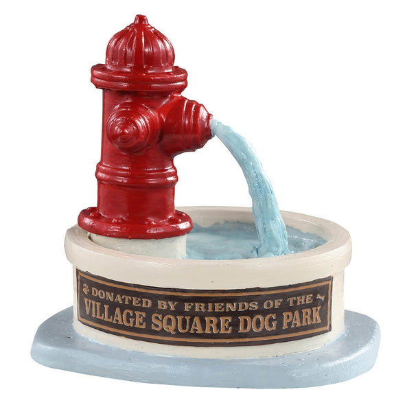 Lemax Dog Park Water Fountain - 14843
