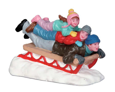 Lemax Sledding With Dad - 52329