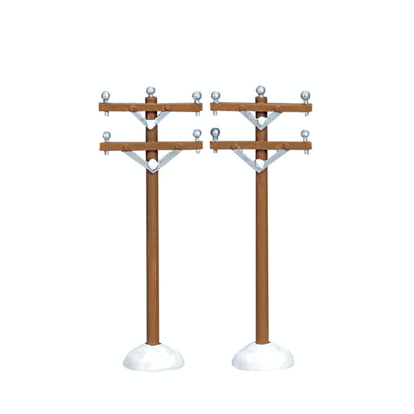 Lemax Telephone Poles, Set of 2 - 64461